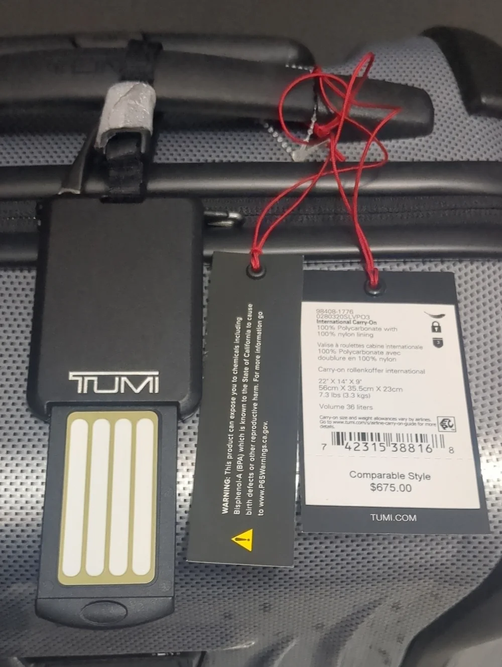 TUMI Vapor International 22
